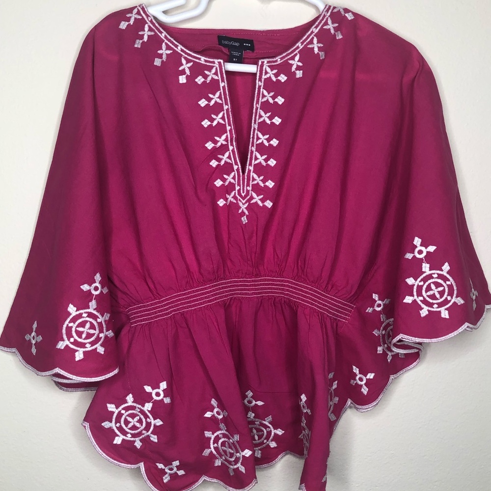 Girls bat sleeve shirt
